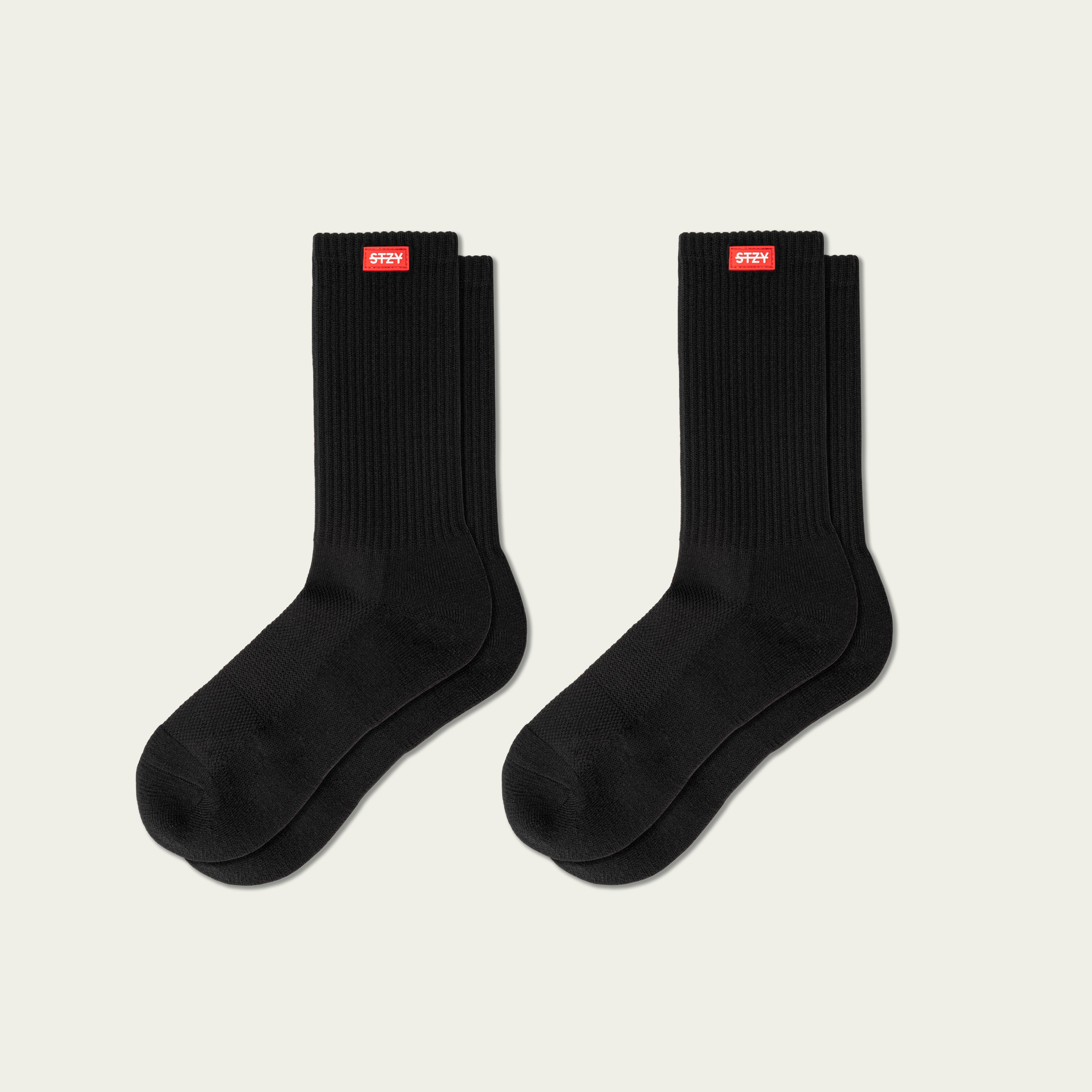 Signature Red Badge - Blank Crew – Stzy Socks